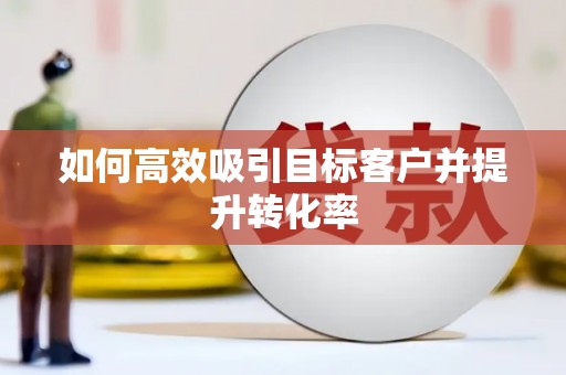 天山如何高效吸引目标客户并提升转化率