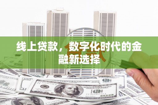 天山线上贷款，数字化时代的金融新选择